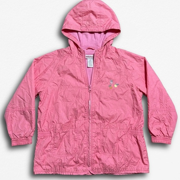Gymboree Other - VTG Gymboree Girls Pink Hooded Windbreaker Jacket XXL 100% Nylon Cotton Lining